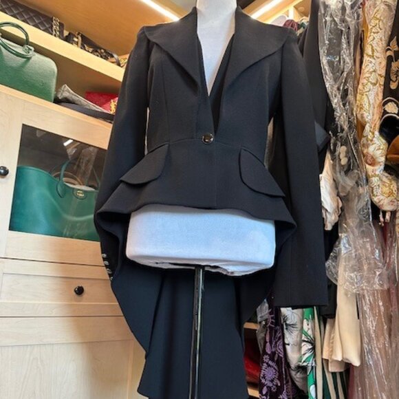 Alexander McQueen Virgin Wool Size 40 Blazer - Picture 5 of 10